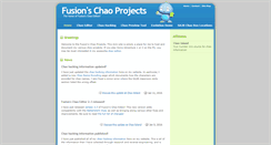 Desktop Screenshot of chao.tehfusion.co.uk